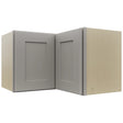 Fabuwood Galaxy Nickel WPC2415 Wall Corner Pie Cabinet, Front View