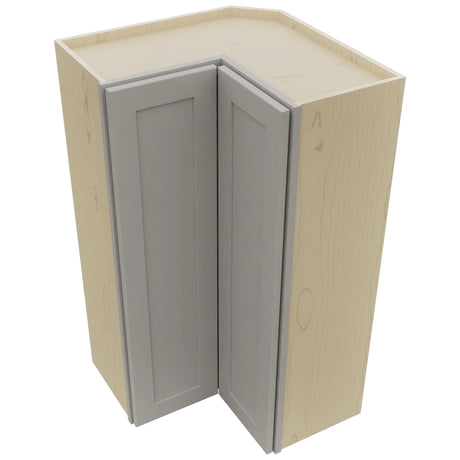 Fabuwood Galaxy Nickel WPC2442 Wall Corner Pie Cabinet, Top View