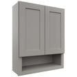 Fabuwood Galaxy Nickel WVS2430 Vanity Wall Storage, Front View