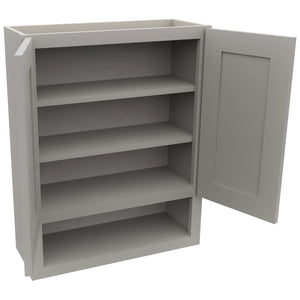 Fabuwood Galaxy Nickel WVS2430 Vanity Wall Storage, Open View