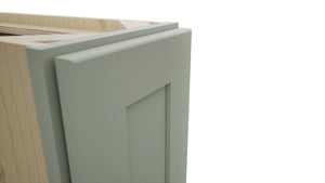 Fabuwood Galaxy Pistachio Green B09FD Base Full Door Cabinet, Detail View