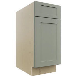 Fabuwood Galaxy Pistachio Green B15 Base Standard Cabinet, Front View