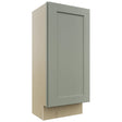 Fabuwood Galaxy Pistachio Green B15FD-12D Base Full Door Cabinet, Front View