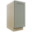 Fabuwood Galaxy Pistachio Green B15FD Base Full Door Cabinet, Front View