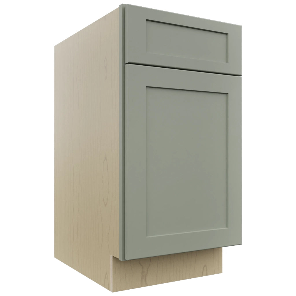 Fabuwood Galaxy Pistachio Green B18 Base Standard Cabinet, Front View