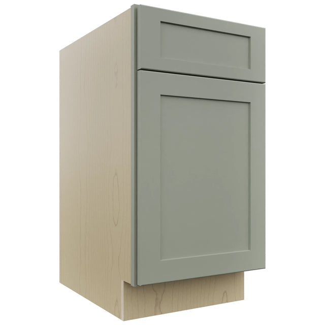Fabuwood Galaxy Pistachio Green B18 Base Standard Cabinet, Front View