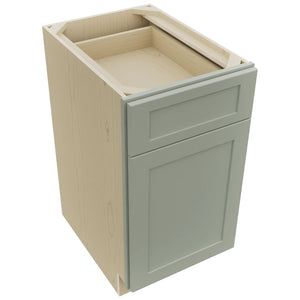 Fabuwood Galaxy Pistachio Green B18 Base Standard Cabinet, Top View
