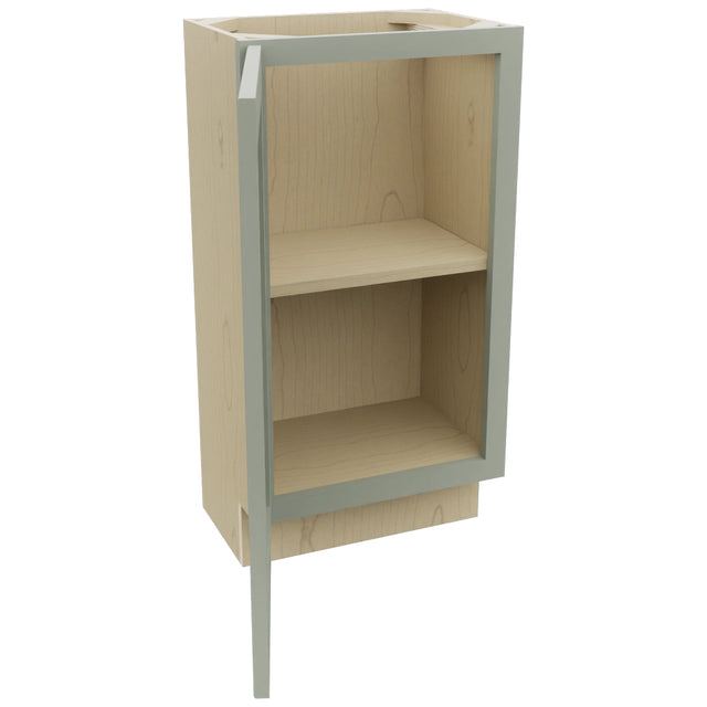 Fabuwood Galaxy Pistachio Green B18FD-12D Base Full Door Cabinet, Open View