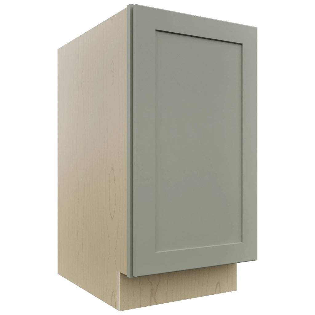 Fabuwood Galaxy Pistachio Green B18FD Base Full Door Cabinet, Front View