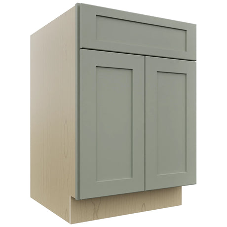 Fabuwood Galaxy Pistachio Green B24 Base Standard Cabinet, Front View
