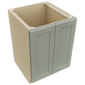 Fabuwood Galaxy Pistachio Green B24FD Base Full Door Cabinet, Top View