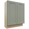 Fabuwood Galaxy Pistachio Green B27FD-12D Base Full Door Cabinet, Front View