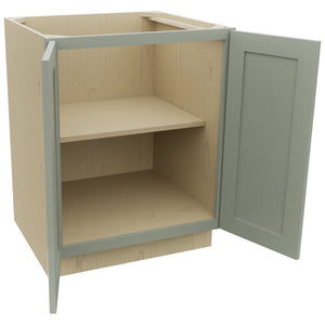 Fabuwood Galaxy Pistachio Green B27FD Base Full Door Cabinet, Open View