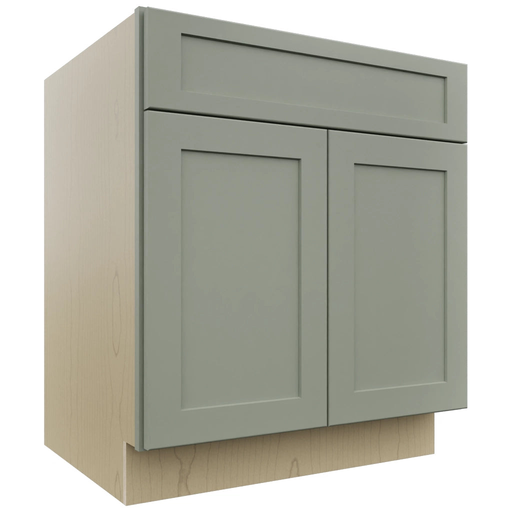 Fabuwood Galaxy Pistachio Green B30 Base Standard Cabinet, Front View