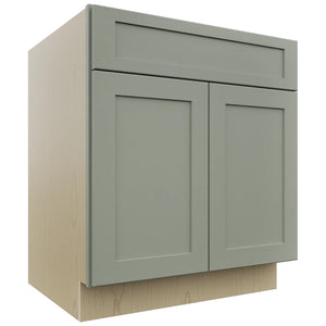 Fabuwood Galaxy Pistachio Green B30 Base Standard Cabinet, Front View