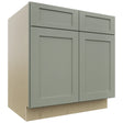 Fabuwood Galaxy Pistachio Green B33 Base Standard Cabinet, Front View