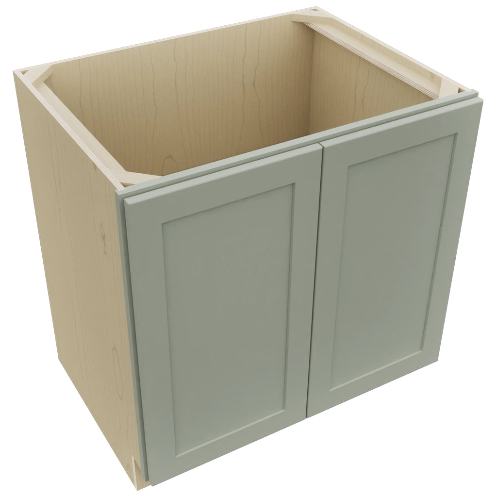 Fabuwood Galaxy Pistachio Green B33FD Base Full Door Cabinet, Top View