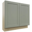 Fabuwood Galaxy Pistachio Green B36FD-12D Base Full Door Cabinet, Front View