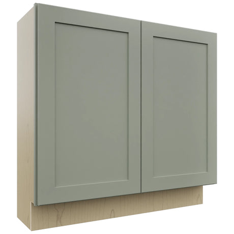 Fabuwood Galaxy Pistachio Green B36FD-12D Base Full Door Cabinet, Front View