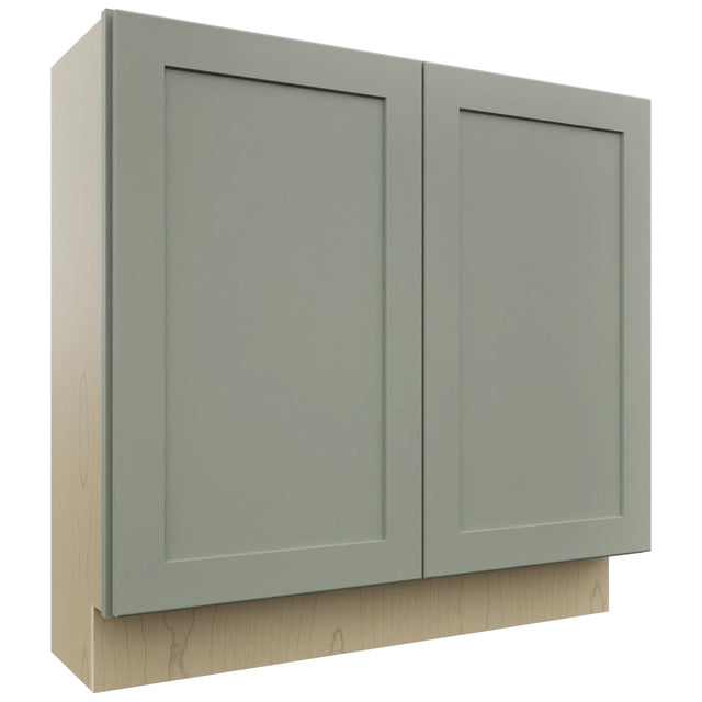 Fabuwood Galaxy Pistachio Green B36FD-12D Base Full Door Cabinet, Front View