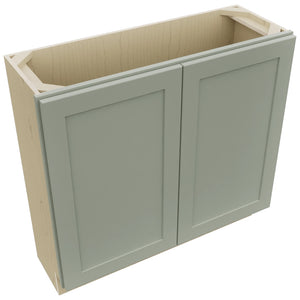 Fabuwood Galaxy Pistachio Green B36FD-12D Base Full Door Cabinet, Top View
