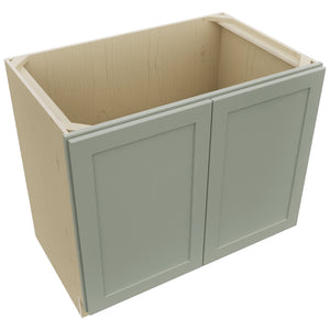 Fabuwood Galaxy Pistachio Green B39FD Base Full Door Cabinet, Top View
