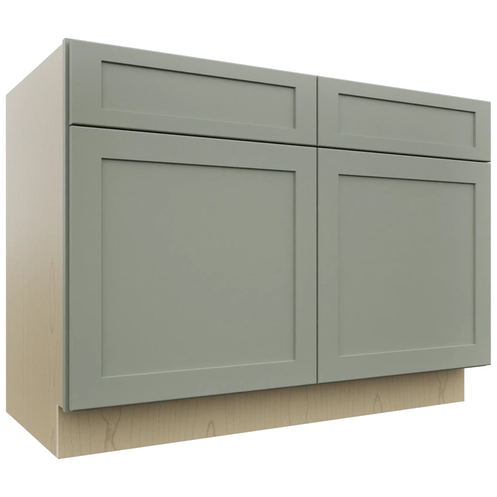 Fabuwood Galaxy Pistachio Green B48 Base Standard Cabinet, Front View