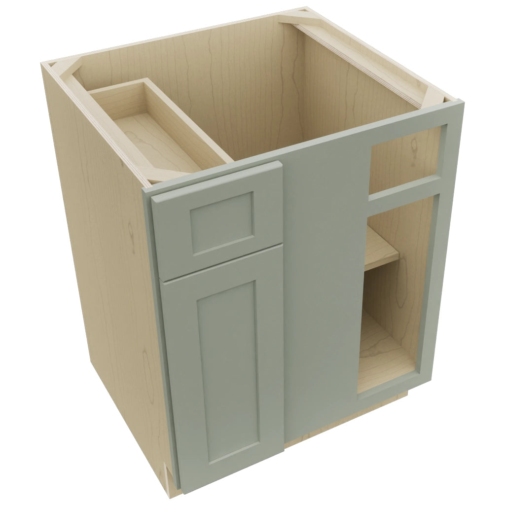 Fabuwood Galaxy Pistachio Green BLB36/39 Base Corner Blind Cabinet, Top View