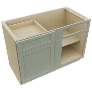 Fabuwood Galaxy Pistachio Green BLB48/51 Base Corner Blind Cabinet, Top View