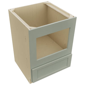 Fabuwood Galaxy Pistachio Green BMC24 Base Microwave Cabinet, Top View