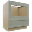 Fabuwood Galaxy Pistachio Green BMC30 Base Microwave Cabinet, Front View