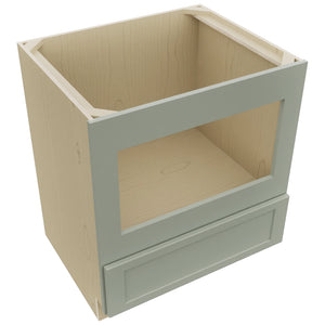 Fabuwood Galaxy Pistachio Green BMC30 Base Microwave Cabinet, Top View