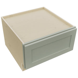Fabuwood Galaxy Pistachio Green DBS24 Base Bench Seat Cabinet, Top View