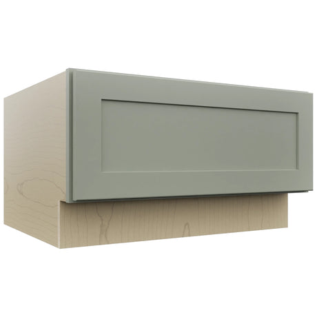 Fabuwood Galaxy Pistachio Green DBS30 Base Bench Seat Cabinet, Front View