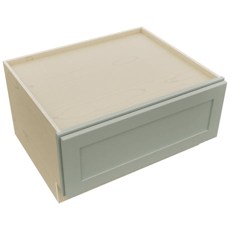 Fabuwood Galaxy Pistachio Green DBS30 Base Bench Seat Cabinet, Top View
