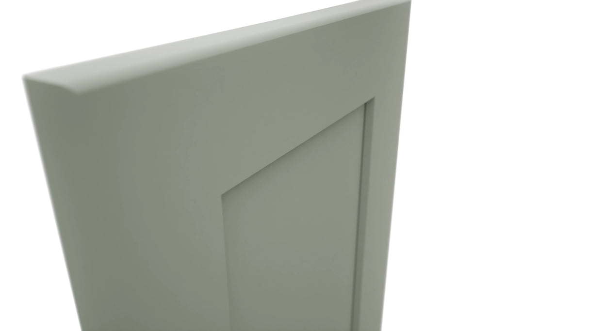 Fabuwood Galaxy Pistachio Green DD W1230 DOOR Panel, Detail View