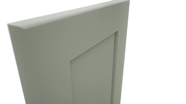 Fabuwood Galaxy Pistachio Green DD W1230 DOOR Panel, Detail View