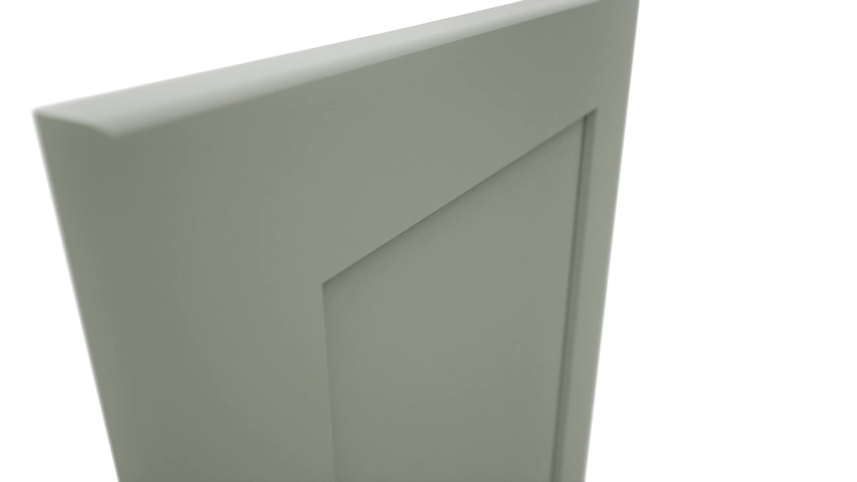 Fabuwood Galaxy Pistachio Green DD W1530 DOOR Panel, Detail View