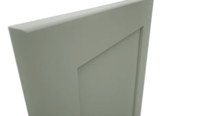 Fabuwood Galaxy Pistachio Green DD W1530 DOOR Panel, Detail View