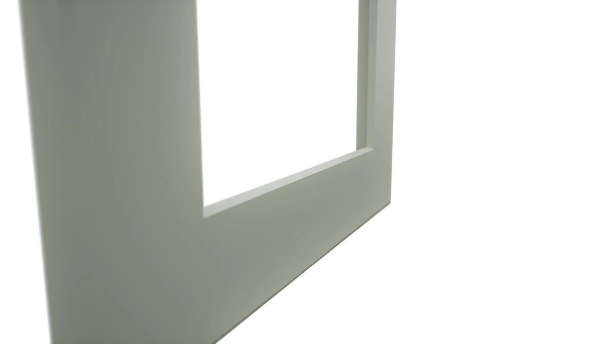 Fabuwood Galaxy Pistachio Green DS DFG1536 Wall Prepped Door, Detail View