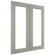 Fabuwood Galaxy Pistachio Green DS DFG2430 Wall Prepped Door, Front View