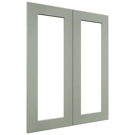 Fabuwood Galaxy Pistachio Green DS DFG2430 Wall Prepped Door, Front View