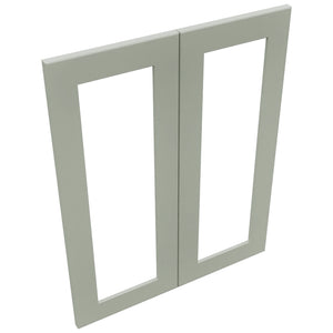 Fabuwood Galaxy Pistachio Green DS DFG2430 Wall Prepped Door, Top View