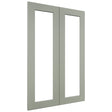 Fabuwood Galaxy Pistachio Green DS DFG2436 Wall Prepped Door, Front View