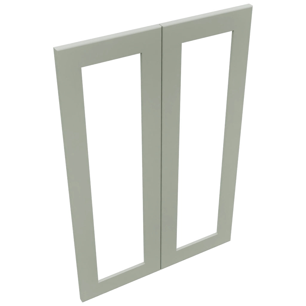 Fabuwood Galaxy Pistachio Green DS DFG2436 Wall Prepped Door, Top View