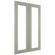 Fabuwood Galaxy Pistachio Green DS DFG2439 Wall Prepped Door, Front View