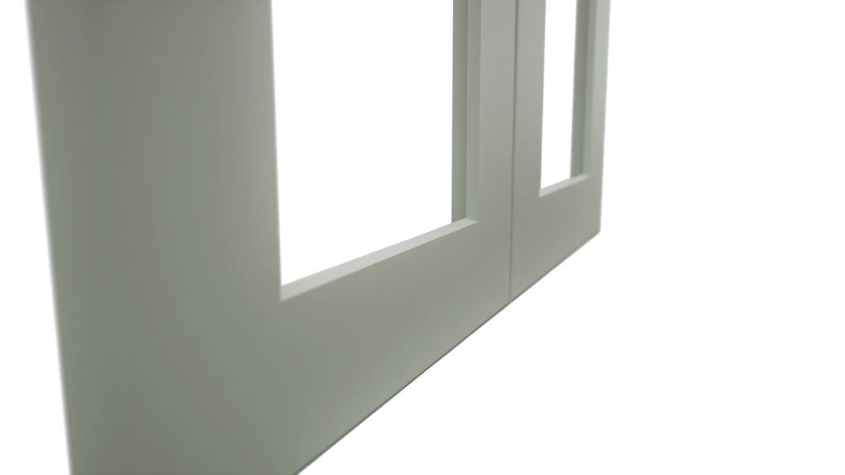 Fabuwood Galaxy Pistachio Green DS DFG2439 Wall Prepped Door, Detail View