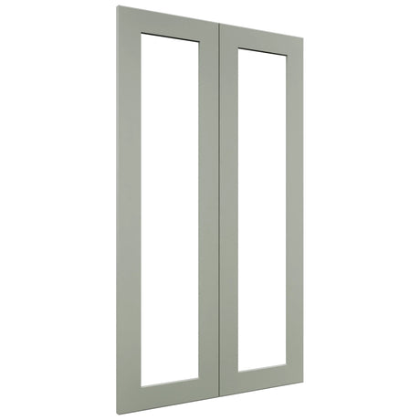 Fabuwood Galaxy Pistachio Green DS DFG2442 Wall Prepped Door, Front View