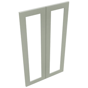Fabuwood Galaxy Pistachio Green DS DFG2442 Wall Prepped Door, Top View