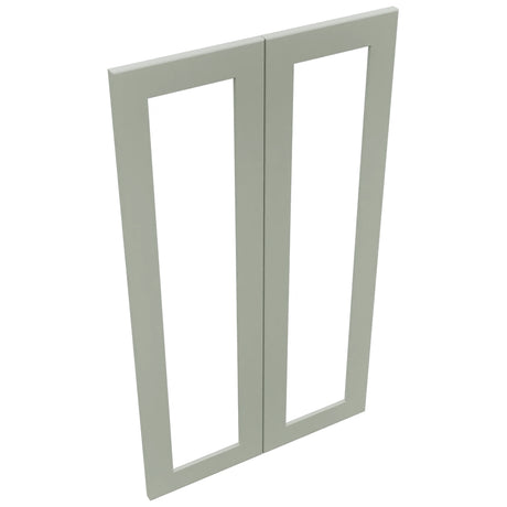 Fabuwood Galaxy Pistachio Green DS DFG2442 Wall Prepped Door, Top View